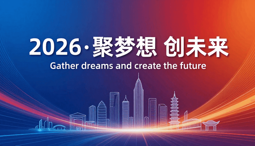 未来愿景素材：2026·聚梦想创未来：科技感城市新视界