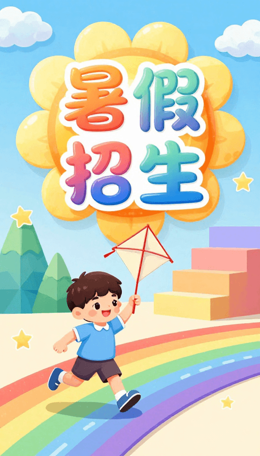 教育科普素材：活力暑假 童趣启航：知识彩虹跑道