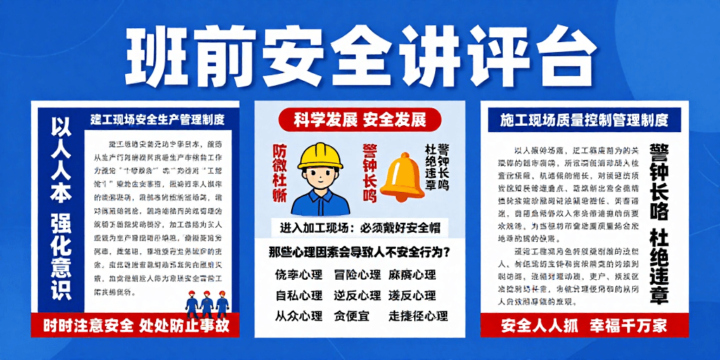 管理制度素材：安全生产主题宣传海报设计