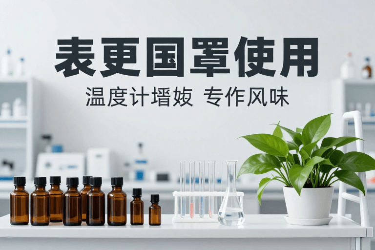 产品展示素材：现代实验室美学：纯净与科学的融合