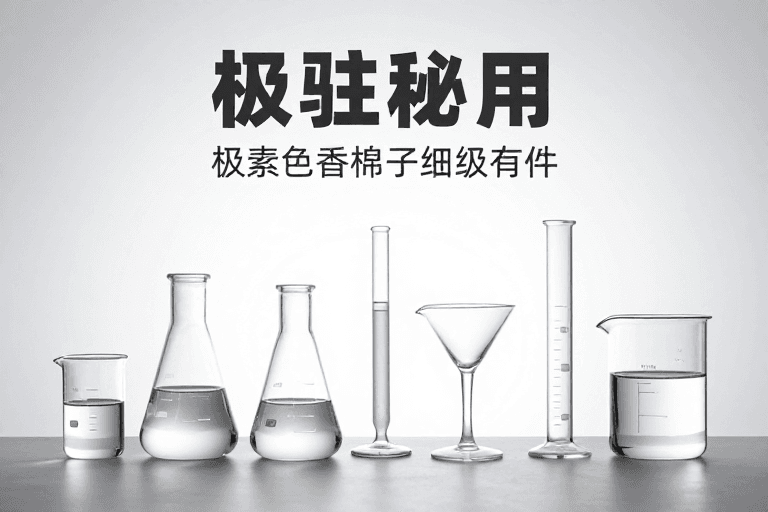 无文字设计素材：极简科学器材静物摄影展示