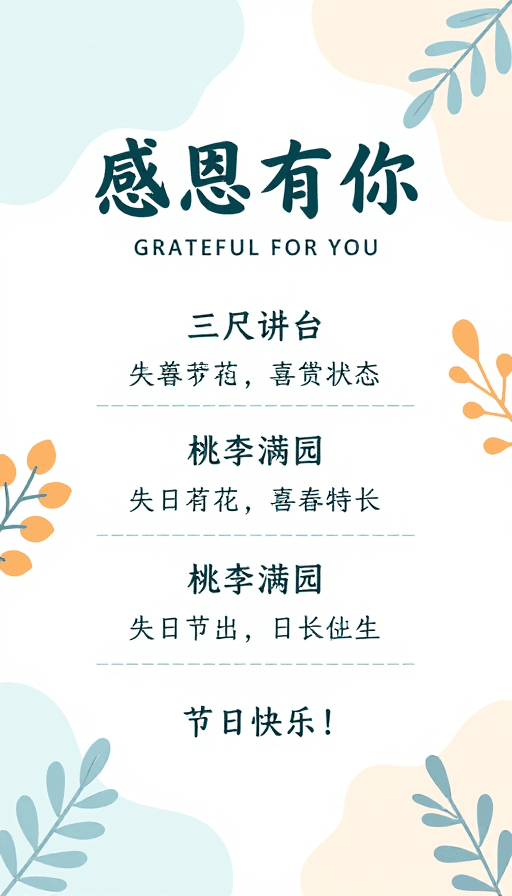 清新简约素材：清新简约教师感恩海报 教师节温暖视觉设计