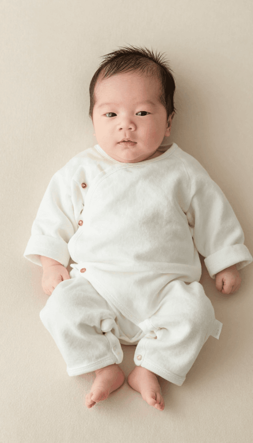 温馨氛围素材：满月小宝贝：萌趣十足，温馨治愈