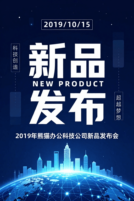 数字空间素材：未来科技新品发布会视觉设计