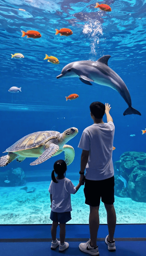 海洋生物素材：梦幻海洋馆：与生灵共赴奇妙旅程