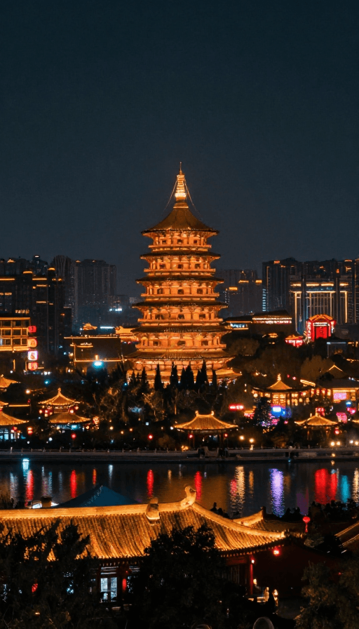 历史文化素材：盛唐长安夜：千家灯火映山水