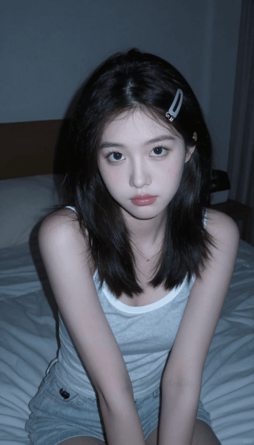 故事眼神素材：暗夜静谧：CCD复古人像·生活故事定格
