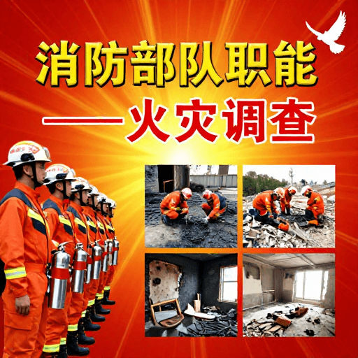 现场勘查素材：庄重热烈：消防部队火灾调查职能
