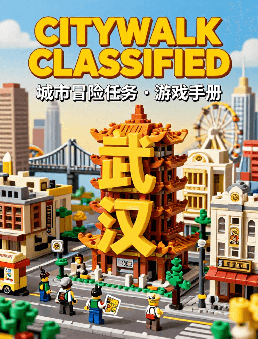 地标建筑素材：乐高武汉秘境：城市侦探冒险图鉴