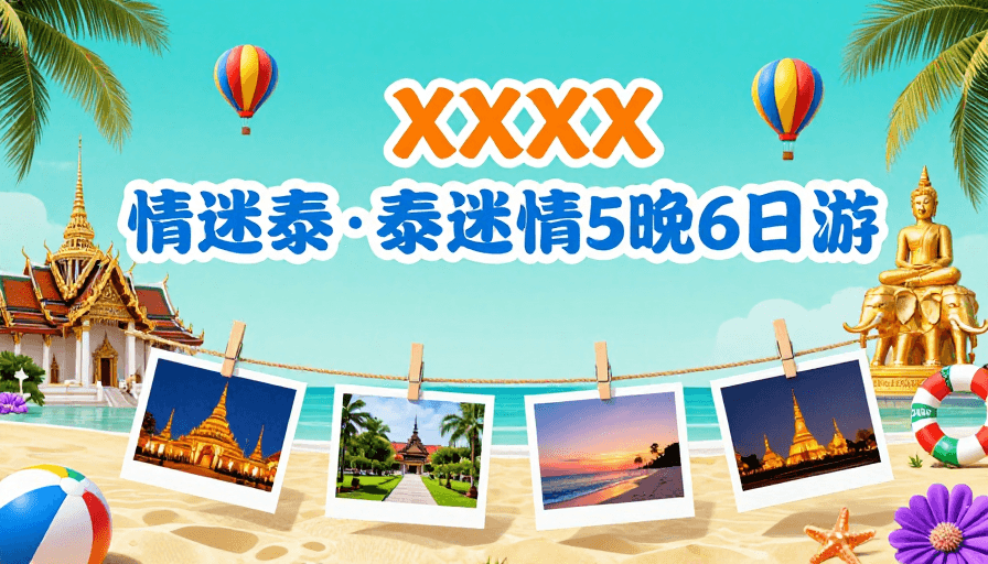 度假风情素材：泰式浪漫度假：情迷泰国5晚6日