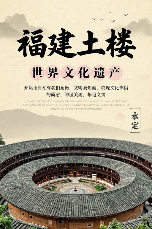 建筑摄影素材：福建土楼：水墨意境下的世界文化遗产