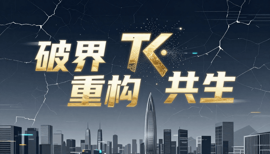广告海报素材：破界重构共生：科技艺术海报