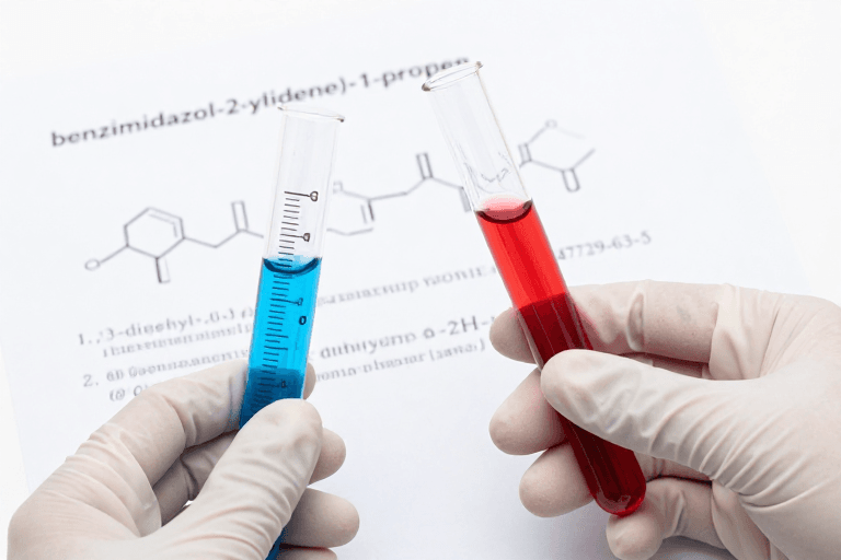 科研宣传素材：白色手套持双色离心管 化学实验高清实拍