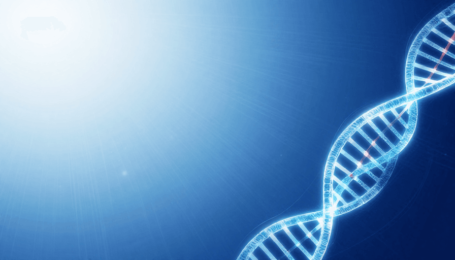 数字空间素材：未来科技与生命科学融合：DNA双螺旋动态设计