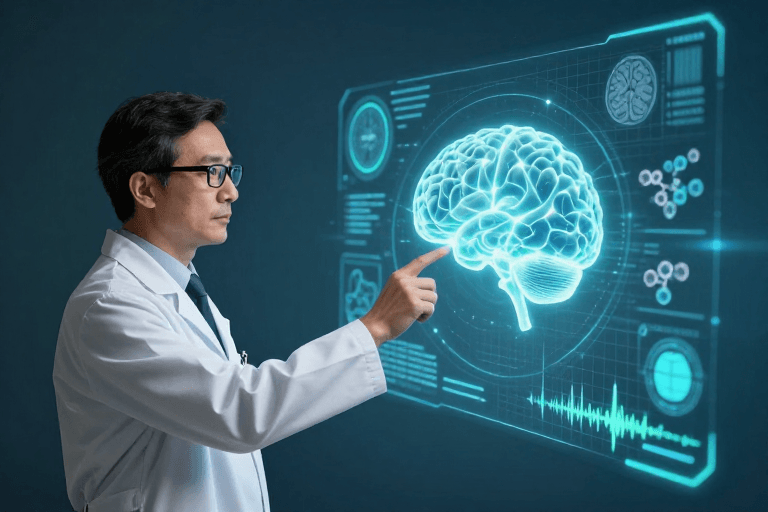 未来科技素材：未来科技：科学家专注探索神经网络