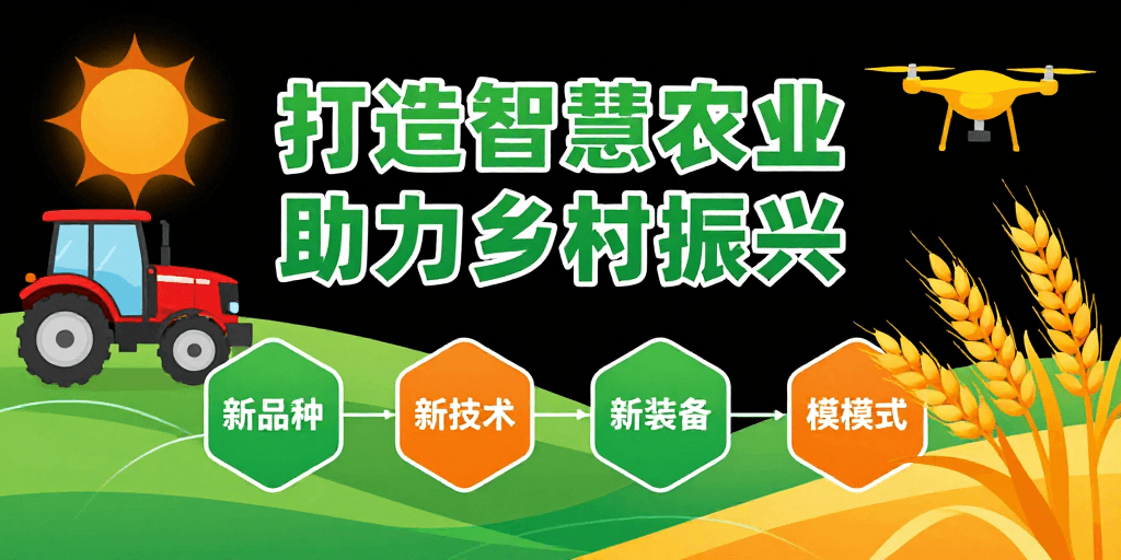 乡村振兴素材：智慧农业赋能乡村振兴：科技田园新画卷