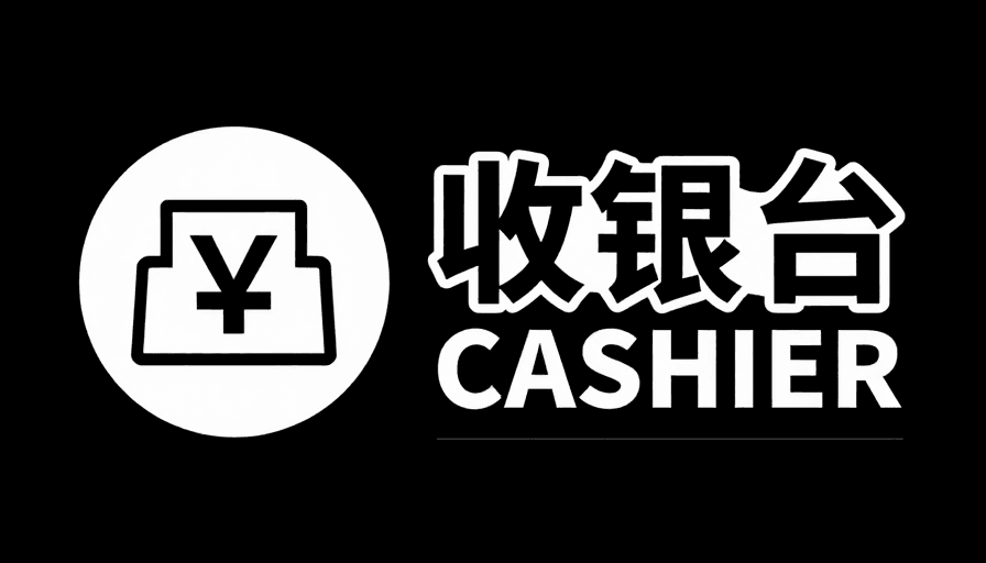 简洁现代素材：简约现代收银台图标设计