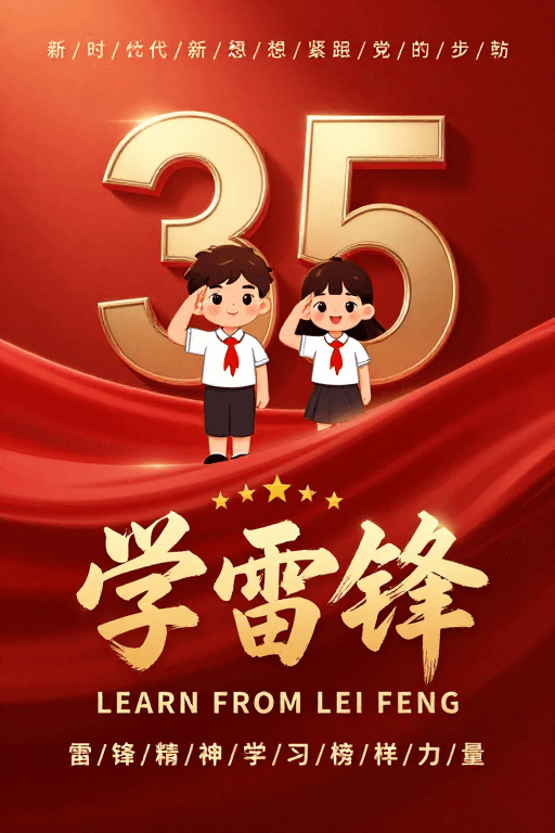 雷锋精神素材：雷锋精神新时代：红领巾榜样力量