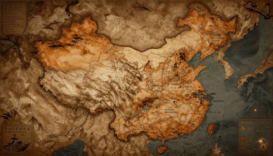 古风装饰素材：北宋风雅·竹里琴月诗意图