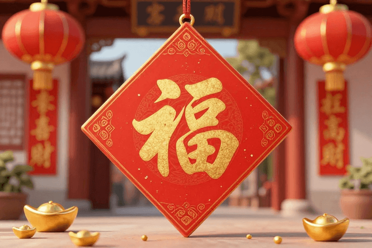 好运素材：福运当头：传统吉祥画面与新年祝福
