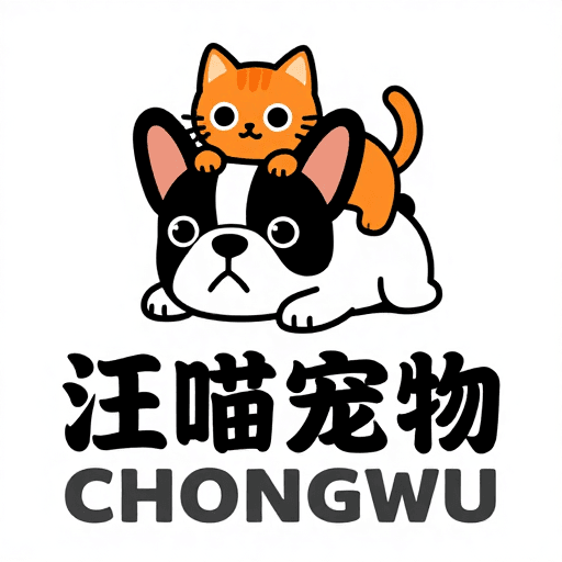 色彩饱和素材：萌趣汪喵：扁平卡通宠物插画展示