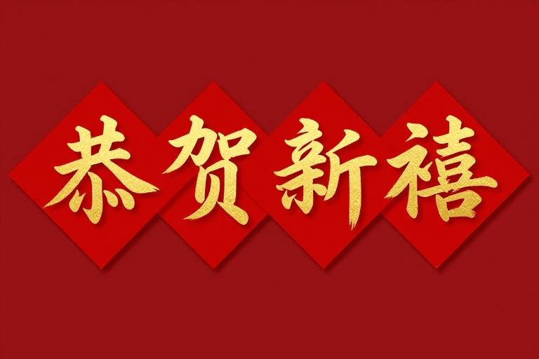 文化元素素材：喜庆红金菱纹传统节庆贺图