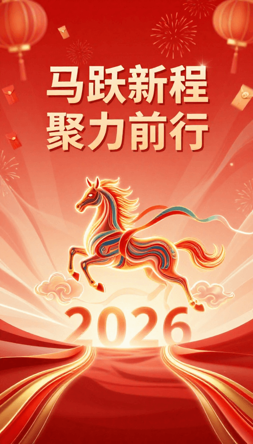企业活动素材：2026年会：马跃祥云·轻快庆典