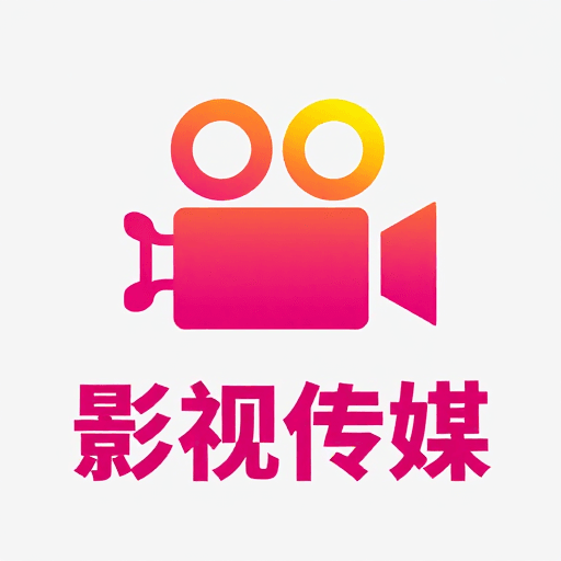 科技风格素材：现代影视传媒品牌形象抽象摄像机宣传海报