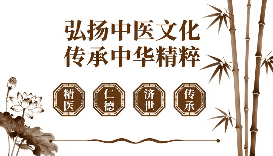 中医药宣传素材：弘扬中医文化 传承中华精粹