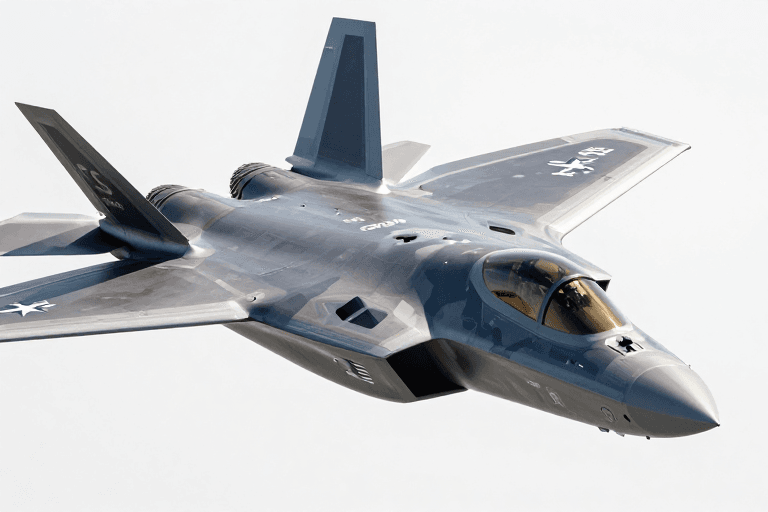 隐形技术素材：F-22猛禽隐形战机：军事装备与摄影艺术融合