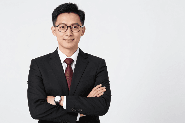 职业形象素材：专业商务男士肖像：精准呈现职业风采与自信魅力