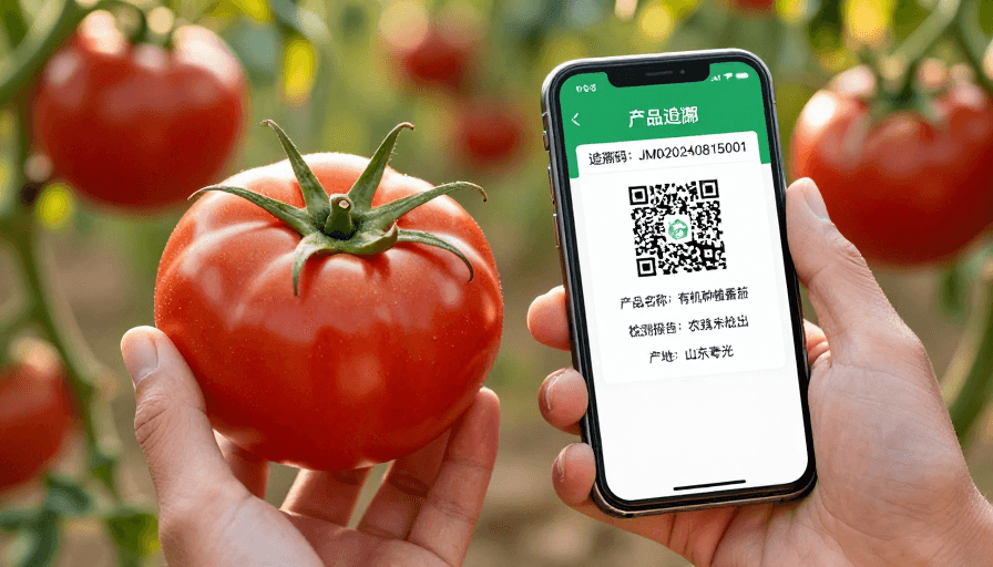 产品追溯素材：有机番茄溯源：透明品质，安心之选