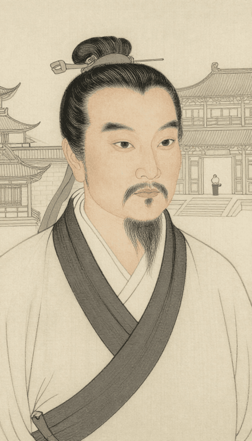 人物肖像素材：李时珍水墨肖像：古代名医的细腻刻画