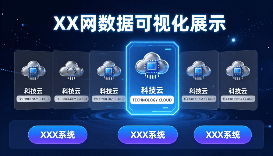 蓝色调素材：未来数字驾驶舱：蓝色科技数据可视化界面设计