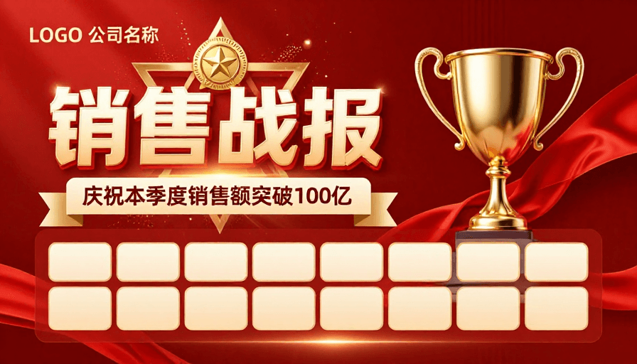 销售战报素材：销售战报：金牌庆典 荣耀突破十亿