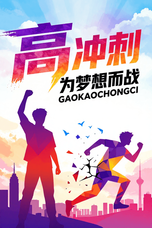 高考励志素材：高考冲刺：青春跃动，梦想破界